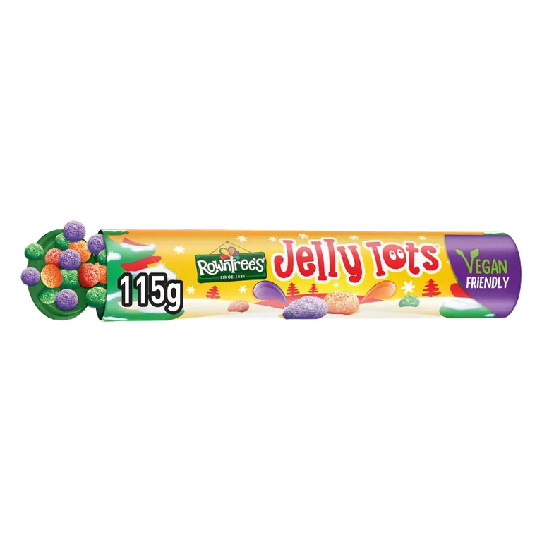Rowntree’s Jelly Tots Sweets Giant Tube 115g