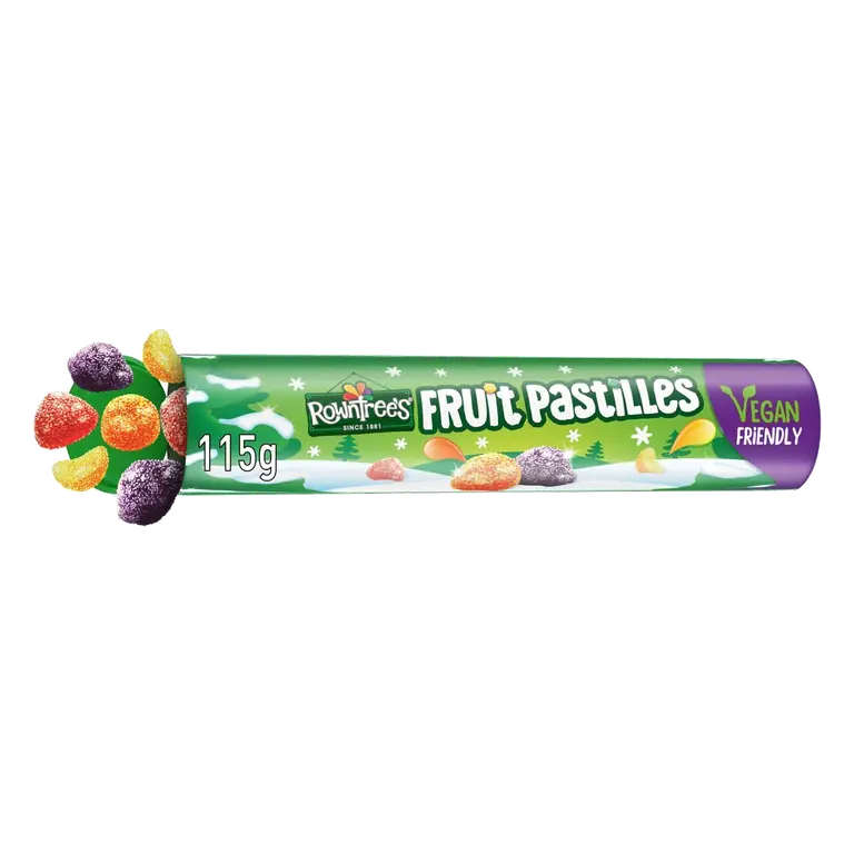 s Fruit Pastilles Sweets Giant Tube 115g