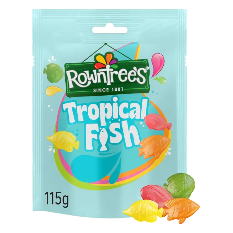 s Tropical Fish Sweets Sharing Bag 115g