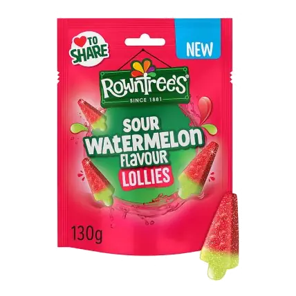 Sour Watermelon Flavour Lollies