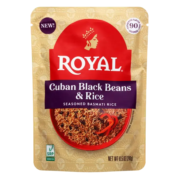 90 Second Microwave Cuban Black Beans & Basmati Rice
