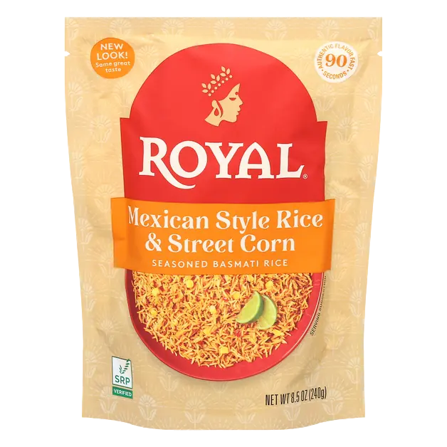 90 Second Microwave Mexican & Street Corn Seasoned Basmati Rice