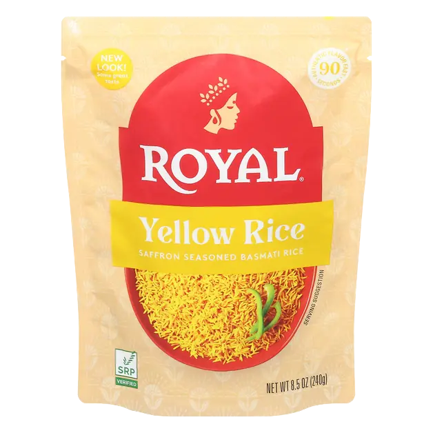 90 Second Microwave Yellow Rice