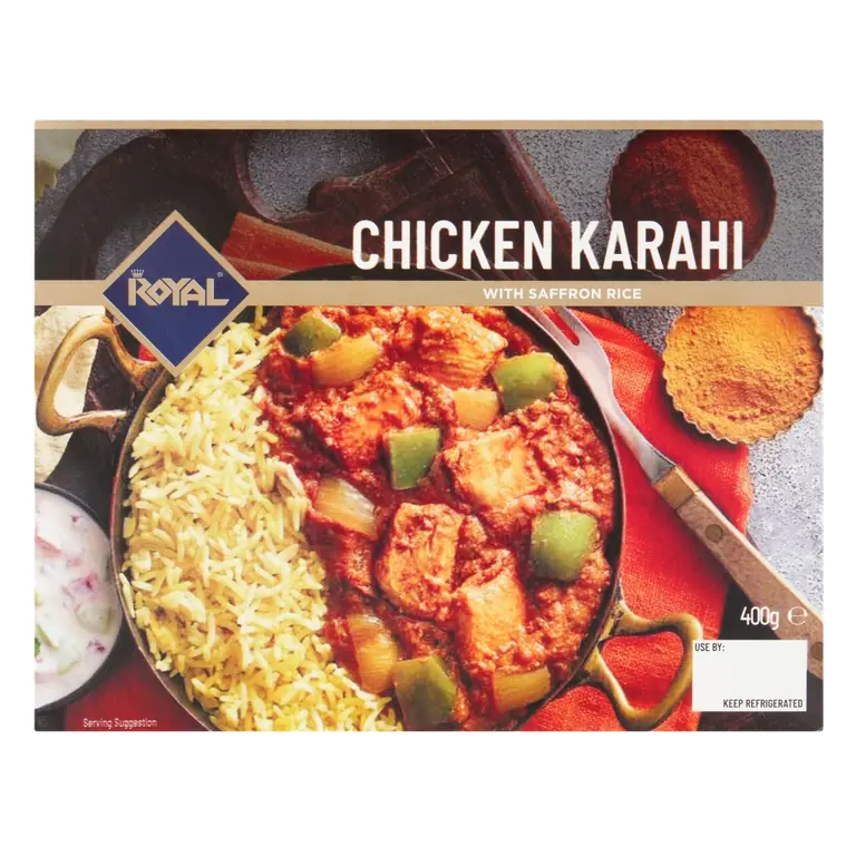 Chicken Karahi With Saffron Rice 400g