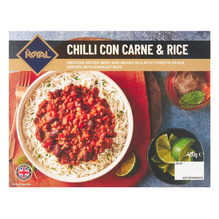 Chilli Con Carne With Parsley Rice 400g