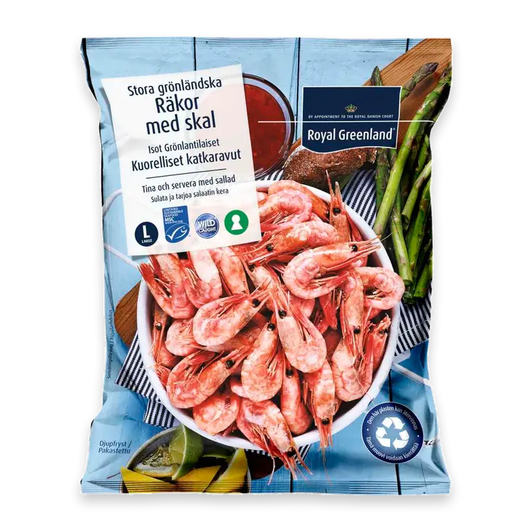 Räkor med skal L
