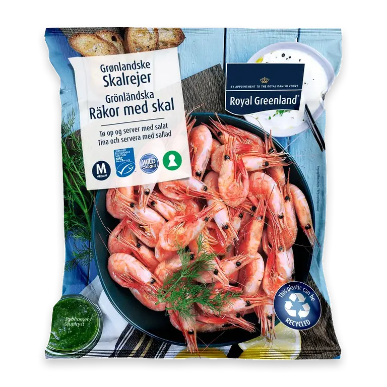 Räkor med skal M 400g