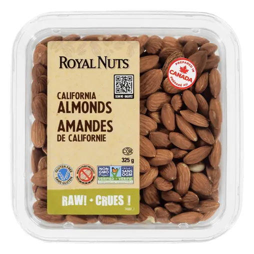 Gluten-Free Raw Almonds 325 g