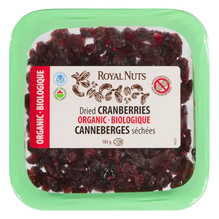 Organic Dried Cranberries 185 g