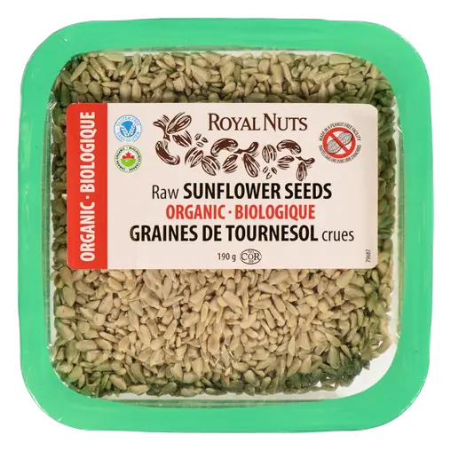 Raw Shelled Organic Sunflower Seeds 190 g