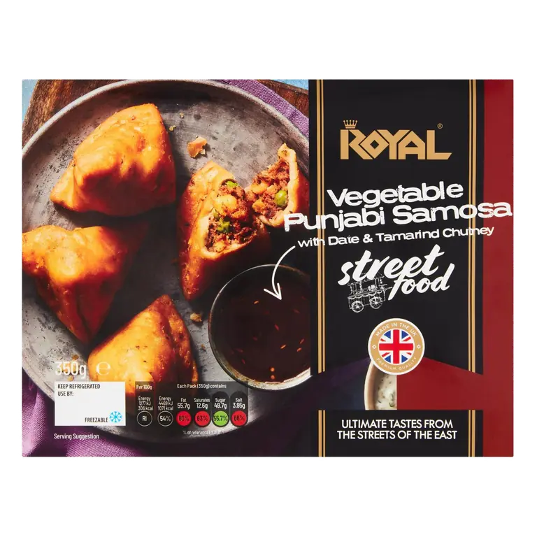 Vegetable Punjabi Samosa Street Food 350g
