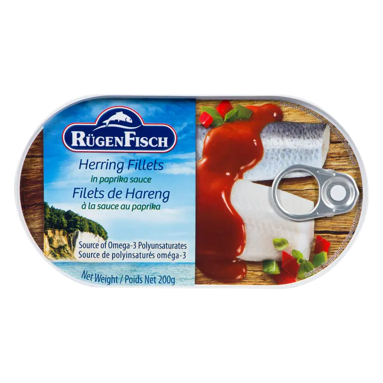 Herring Fillets In Paprika Sauce 200 g