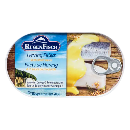 In Mustard Sauce Herring Fillets 200 g