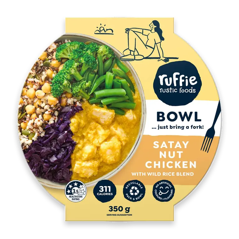 Satay Nut Chicken & Wild Rice Bowl