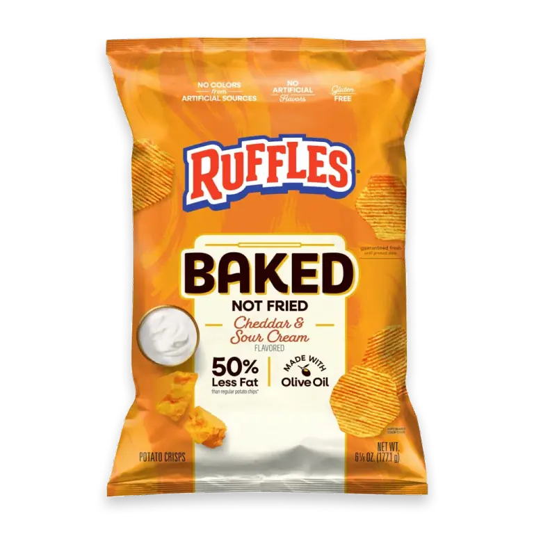 Baked Cheddar & Sour Cream Potato Chips