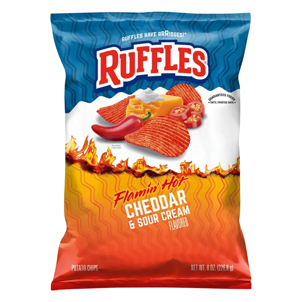 Flamin' Hot Cheddar & Sour Cream Potato Chips