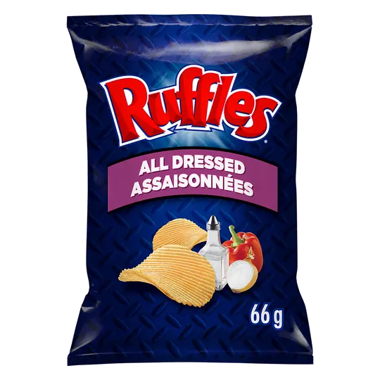 All Dressed Flavoured Potato Chips (small bag) 66 g