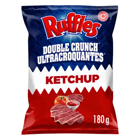 Double Crunch Flavoured Potato Chips Ketchup 180 g