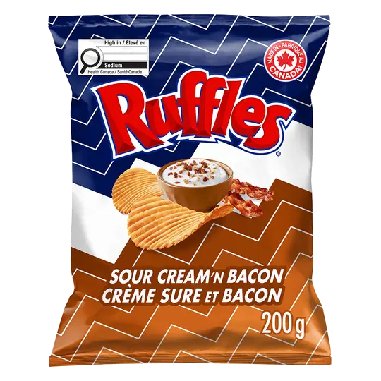 Potato Chips Sour Cream'n Bacon 200 g