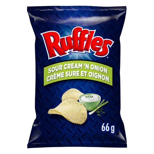 Sour Cream 'n Onion Flavoured Potato Chips (small bag) 66 g