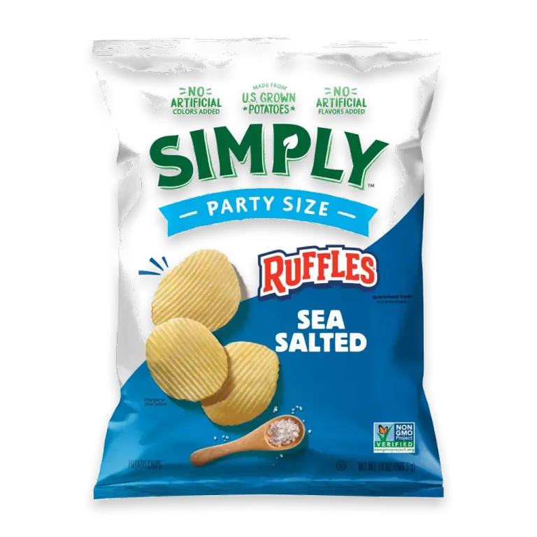 Simply Ruffles Sea Salted Potato Chips