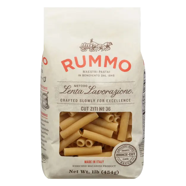 Enriched Macaroni Product, Cut Ziti No. 36