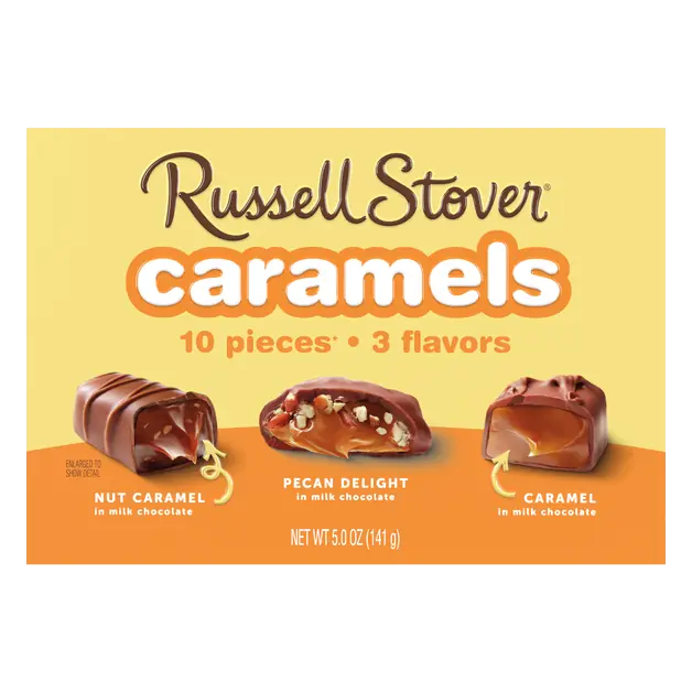 Caramels Milk Chocolate Candy Gift Box - 10 ct