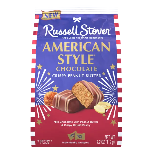 Crispy Peanut Butter American Style Chocolate Candy