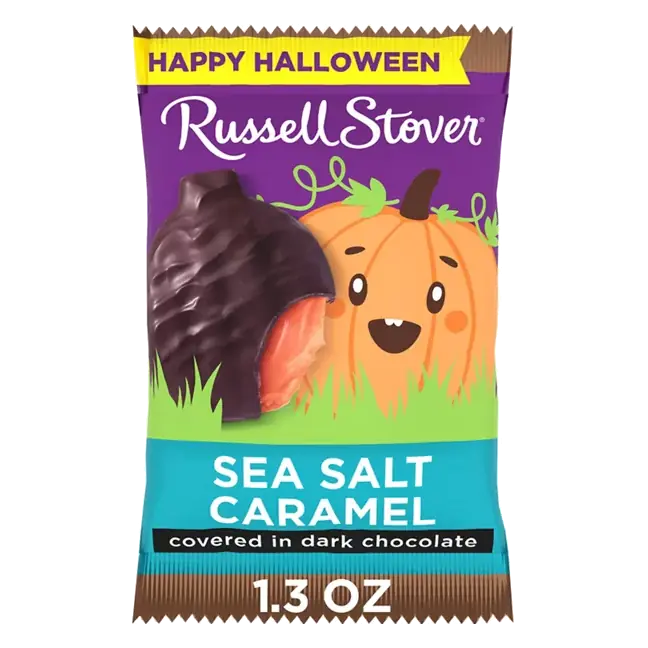 Dark Chocolate Sea Salt Caramel Candy Bar Pumpkin