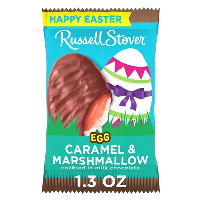 Easter Caramel & Marshmallow Milk Chocolate Candy Egg