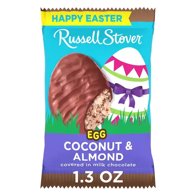 Easter Coconut & Almond Milk Chocolate Candy Egg