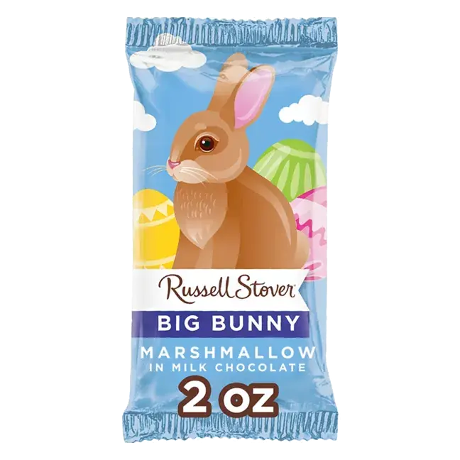 Easter Marshmallow Milk Chocolate Candy Big Bunny