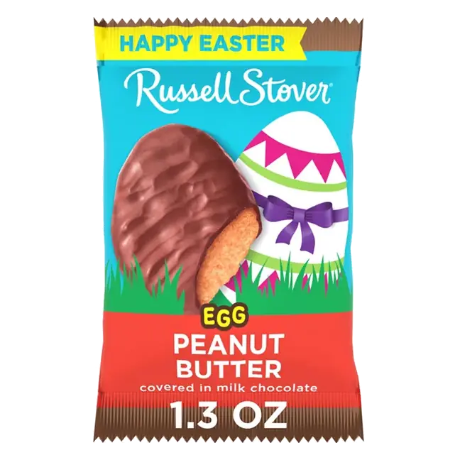Easter Peanut Butter in Milk Chocolate Candy Egg