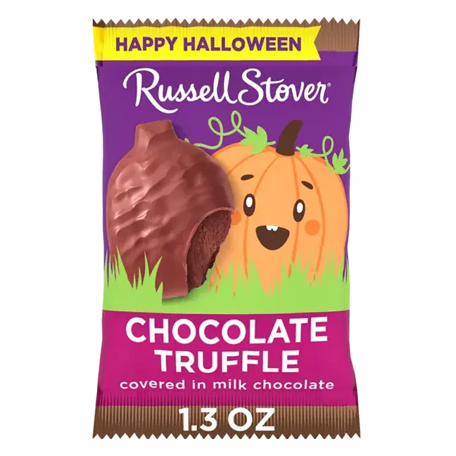 Halloween Milk Chocolate Chocolate Truffle Candy Pumpkin