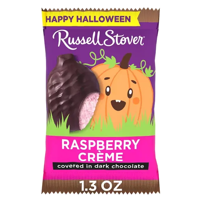 Halloween Milk Chocolate Raspberry Creme Candy Pumpkin