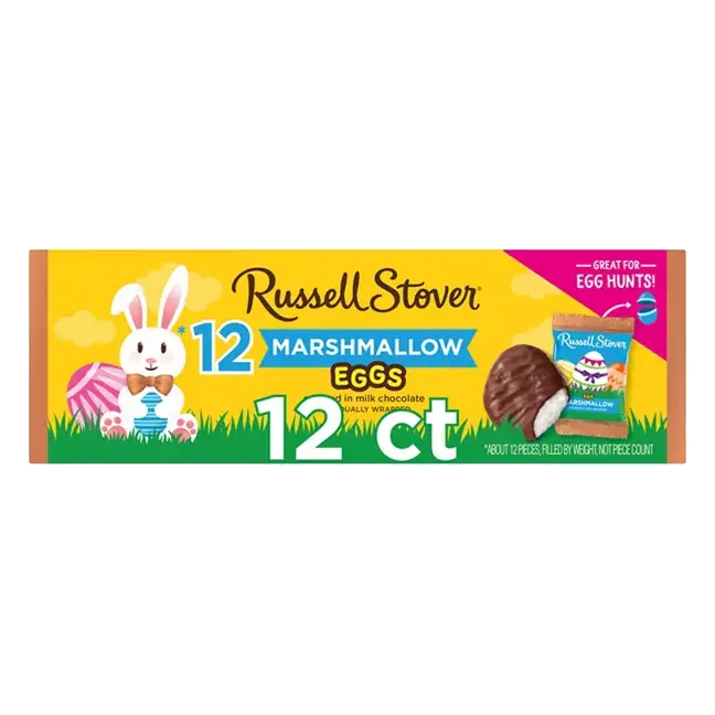Marshmallow Eggs Covered in Milk Chocolate