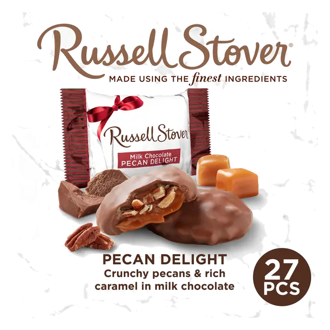 Milk Chocolate Pecan Delights Candy Bag