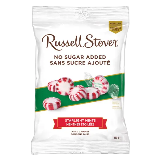 No Sugar Added Hard Candy Bag Starlight Mint 150 g