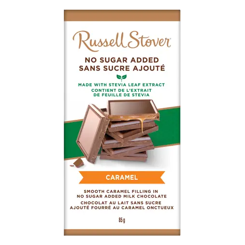No Sugar Added Milk Chocolate Bar Caramel 85 g