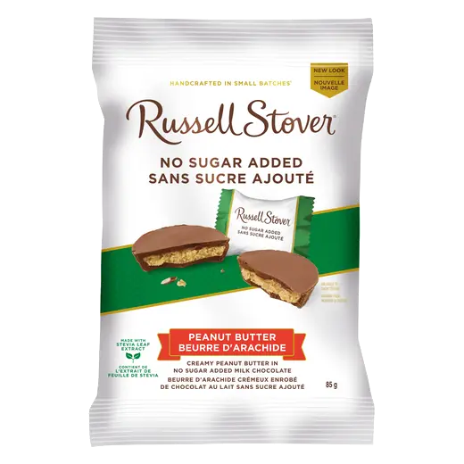 Peanut Butter Cups No Sugar Added Peg Bag 85 g