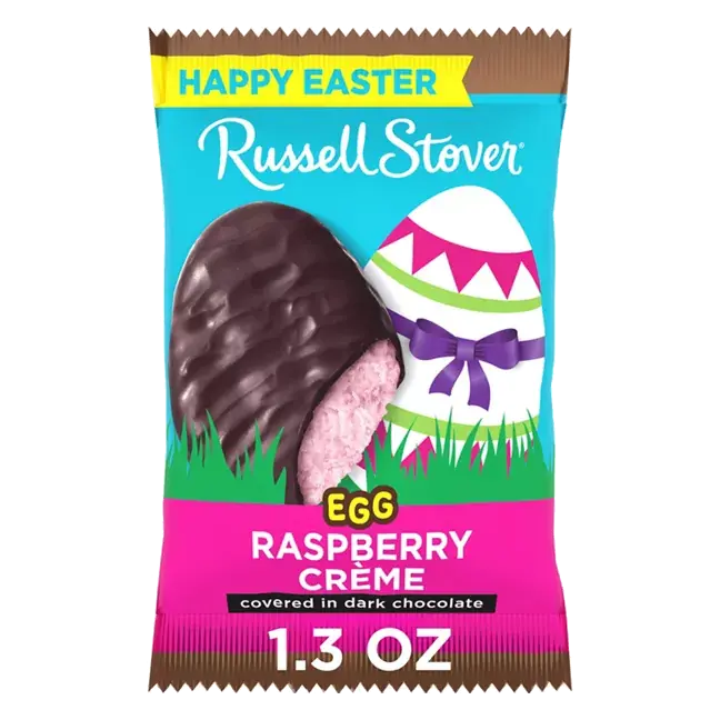 Raspberry Crme Egg Covered in Dark Chocolate