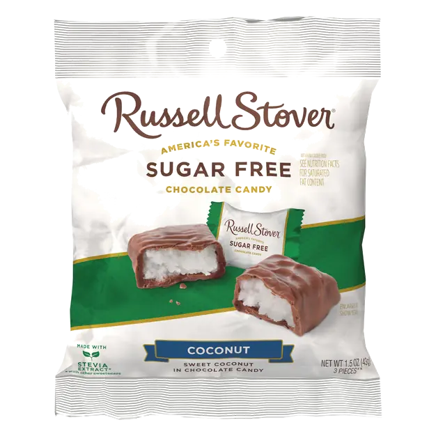 Sugar Free Assorted Coconut Chocolate Candy - 3 ct