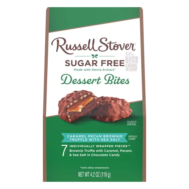 Sugar Free Caramel Pecan Brownie Truffle Dessert Bites