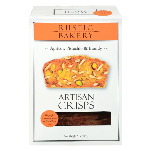 Organic Apricot Pistachio & Brandy Artisan Crisps Crackers