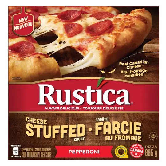 Frozen Pizza Stuffed Crust Pepperoni 665 g