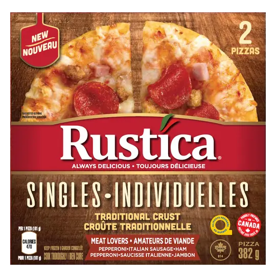 Frozen Singles Pizza Meat Lover 382 g