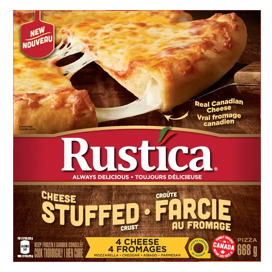 Frozen Pizza Stuffed Crust 4 Cheese 668 g