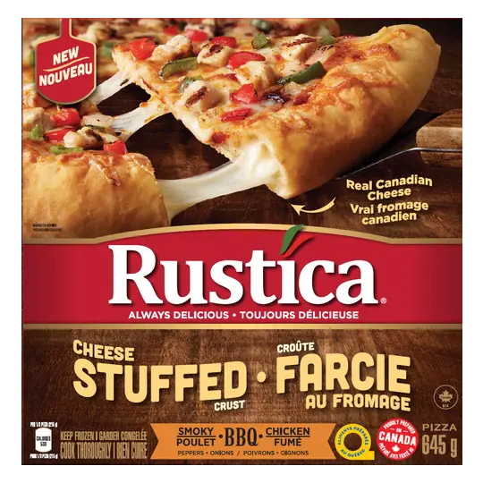 Frozen Pizza Stuffed Crust Smoky BBQ Chicken 645 g