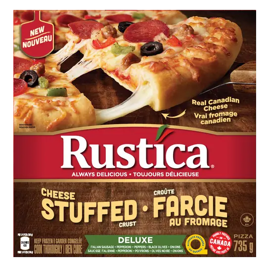 Frozen Stuffed Crust Deluxe Pizza 735 g