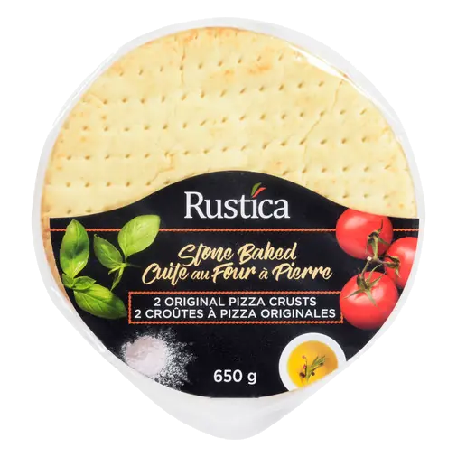 Original Pizza Crusts Stone Baked 2 Pack 12-Inch 650 g